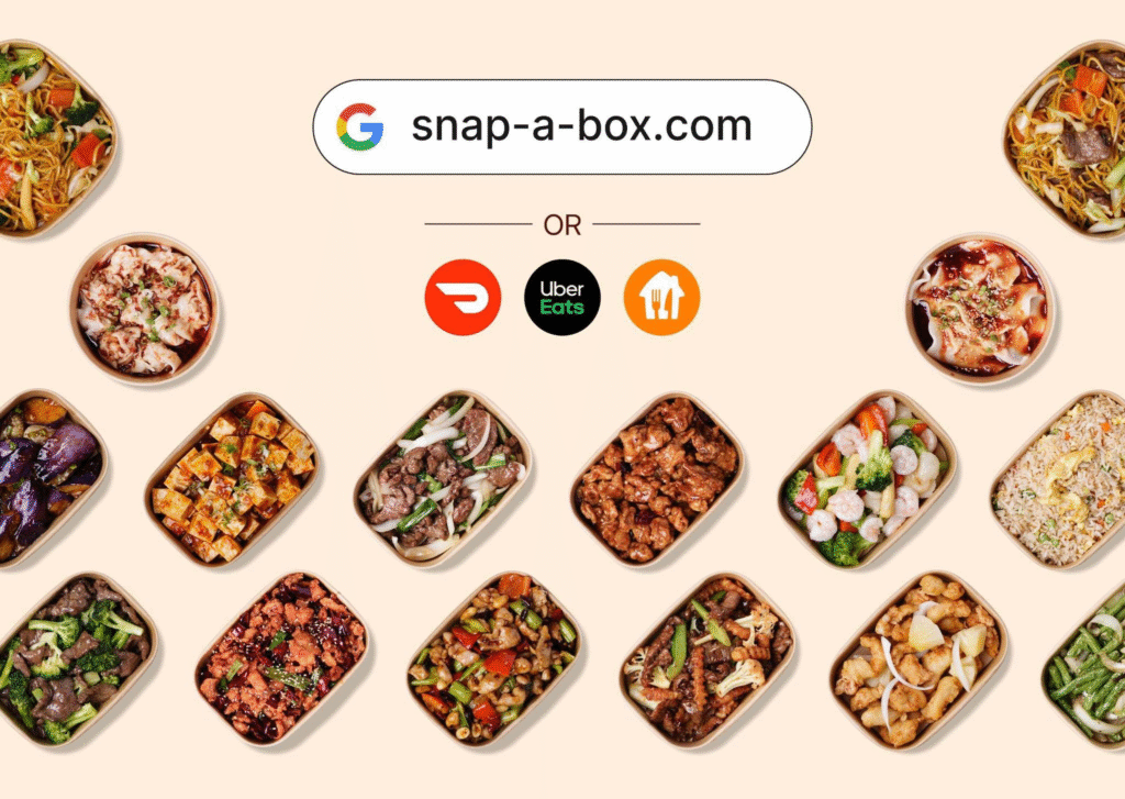 Snap A Box menu items