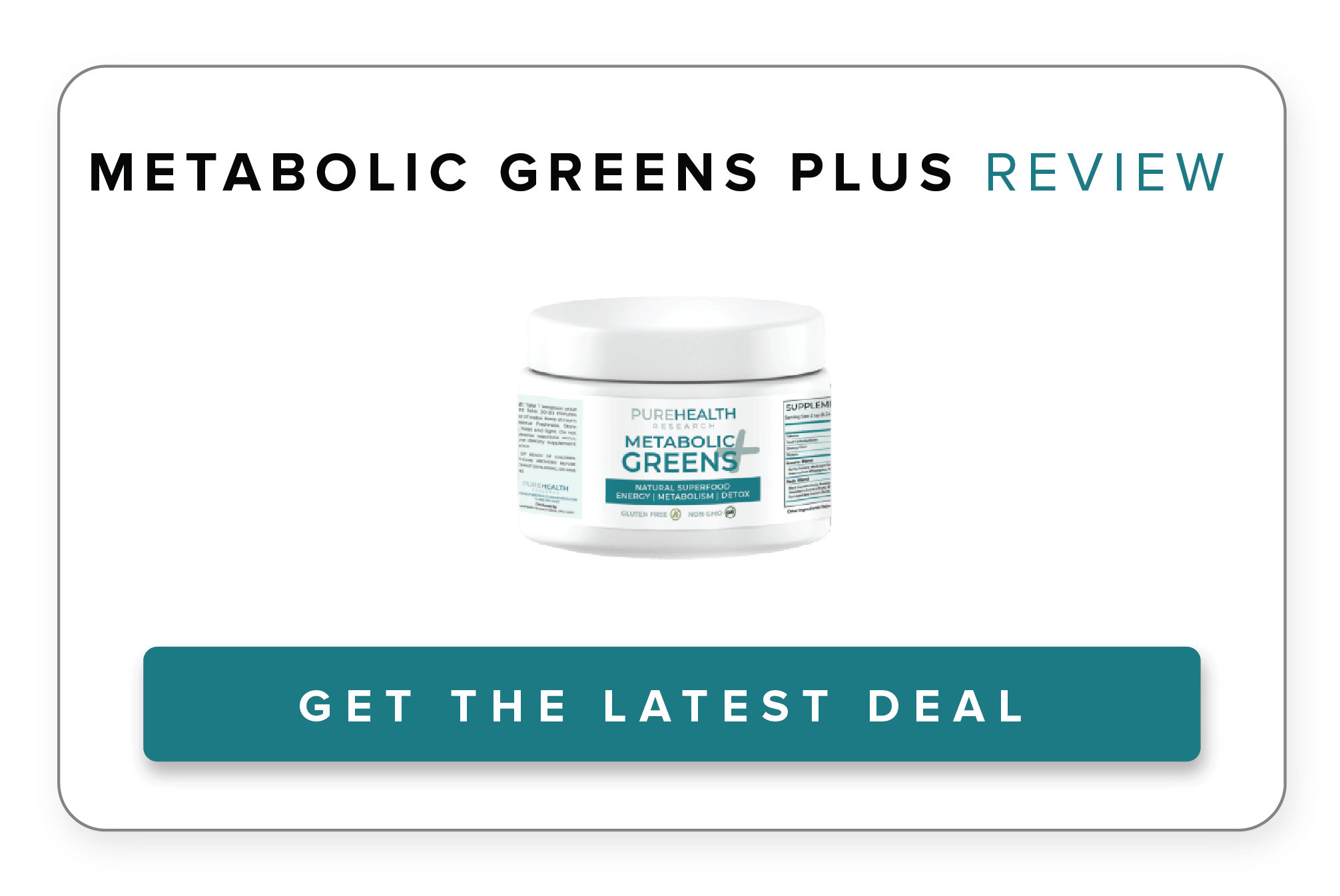 Metabolic Green Plus