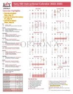 Katy ISD Approves 2022-2023 Instructional Calendar - The Katy News