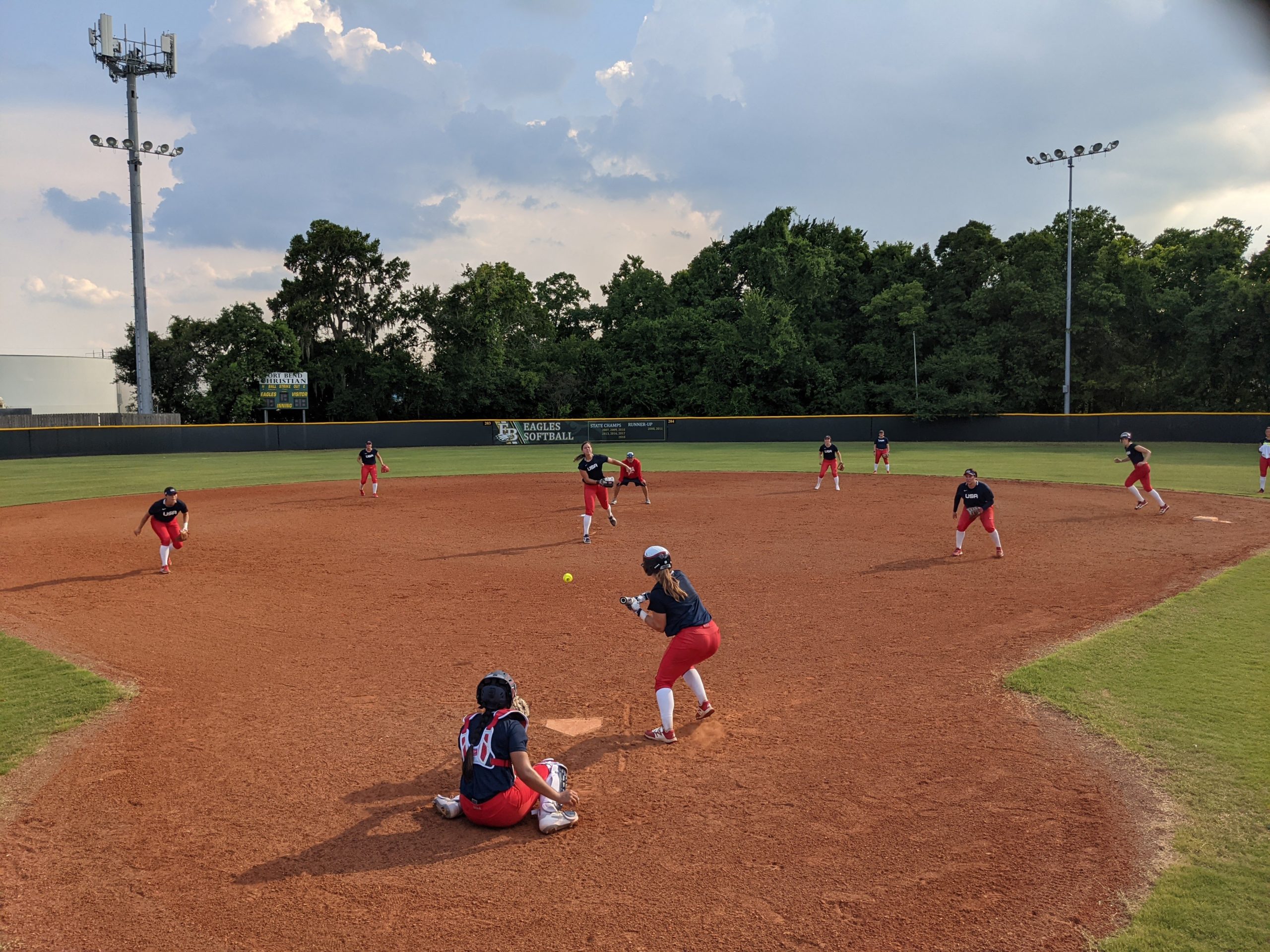 Fort Bend Christian Academy Hosts Team Usa Softball And Team Alliance The Katy News