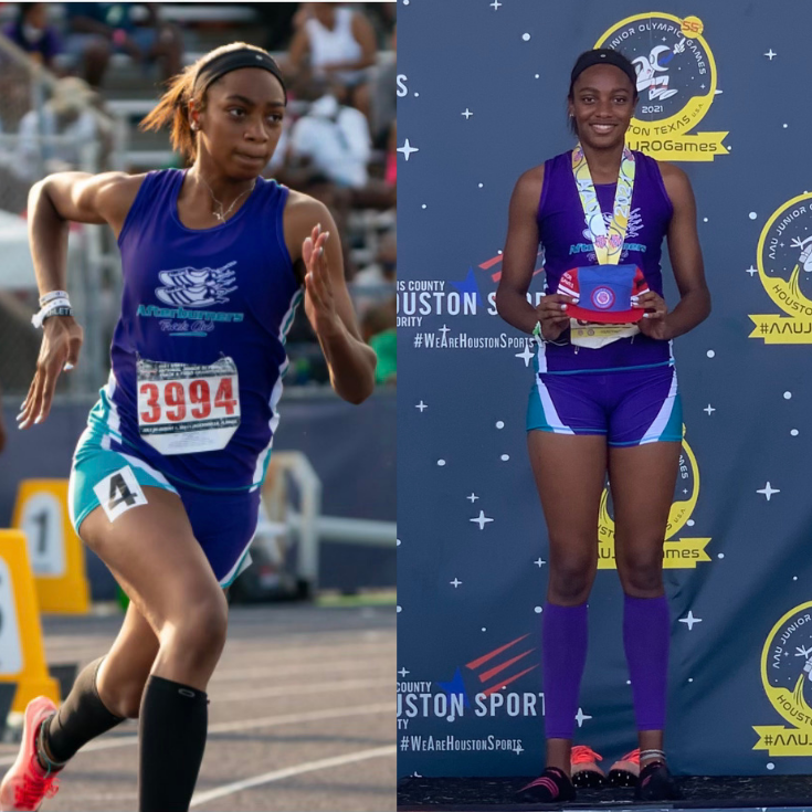 Bayleigh Minor Wins Gold at AAU Track & Field Junior Olympics The