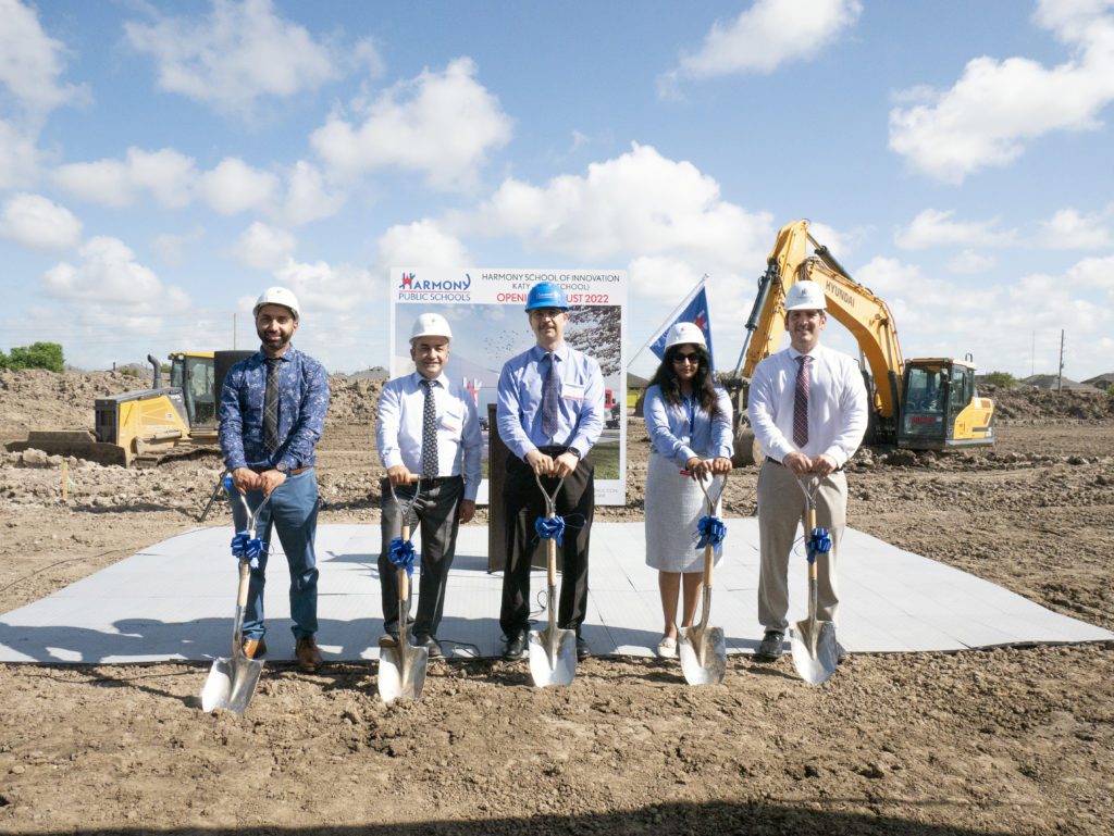 Harmony School of Innovation Katy High School Holds Ground Breaking