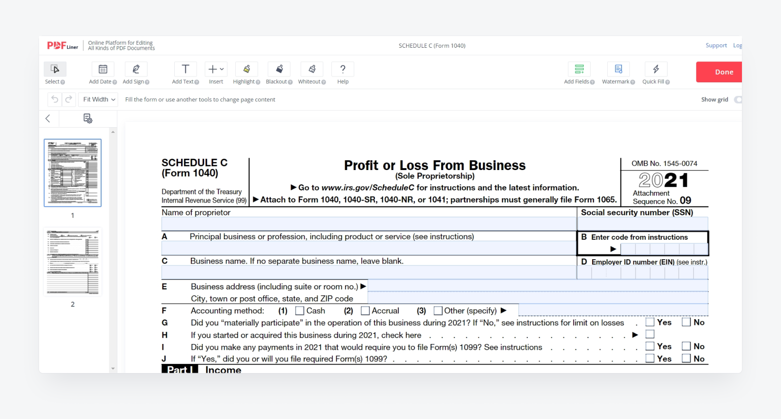 How To Fill Out A Schedule C Form Pro Tips For Beginners The Katy News