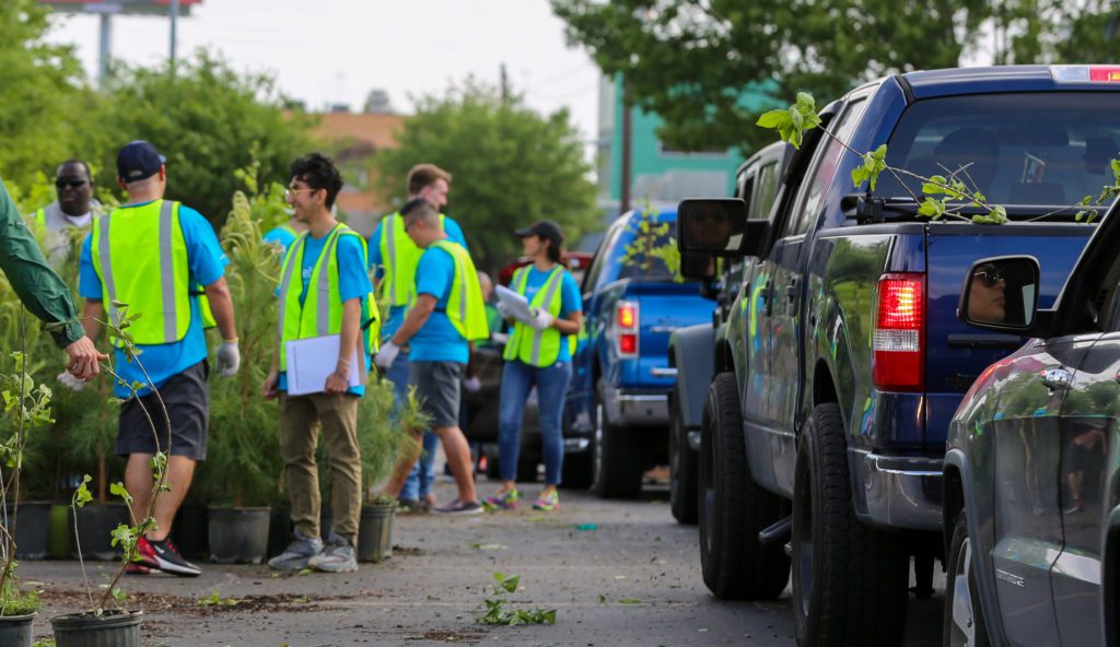 Trees For Houston, LyondellBasell and The Astros Foundation partner to