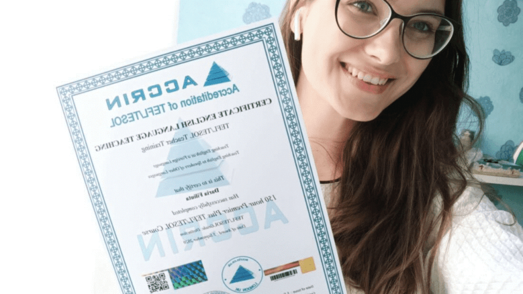 Wo kann ich Englisch unterrichten, wenn ich ein TESOL-Zertifikat habe? 5 woman with certificate