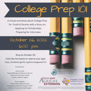 College Prep 101 Flyer