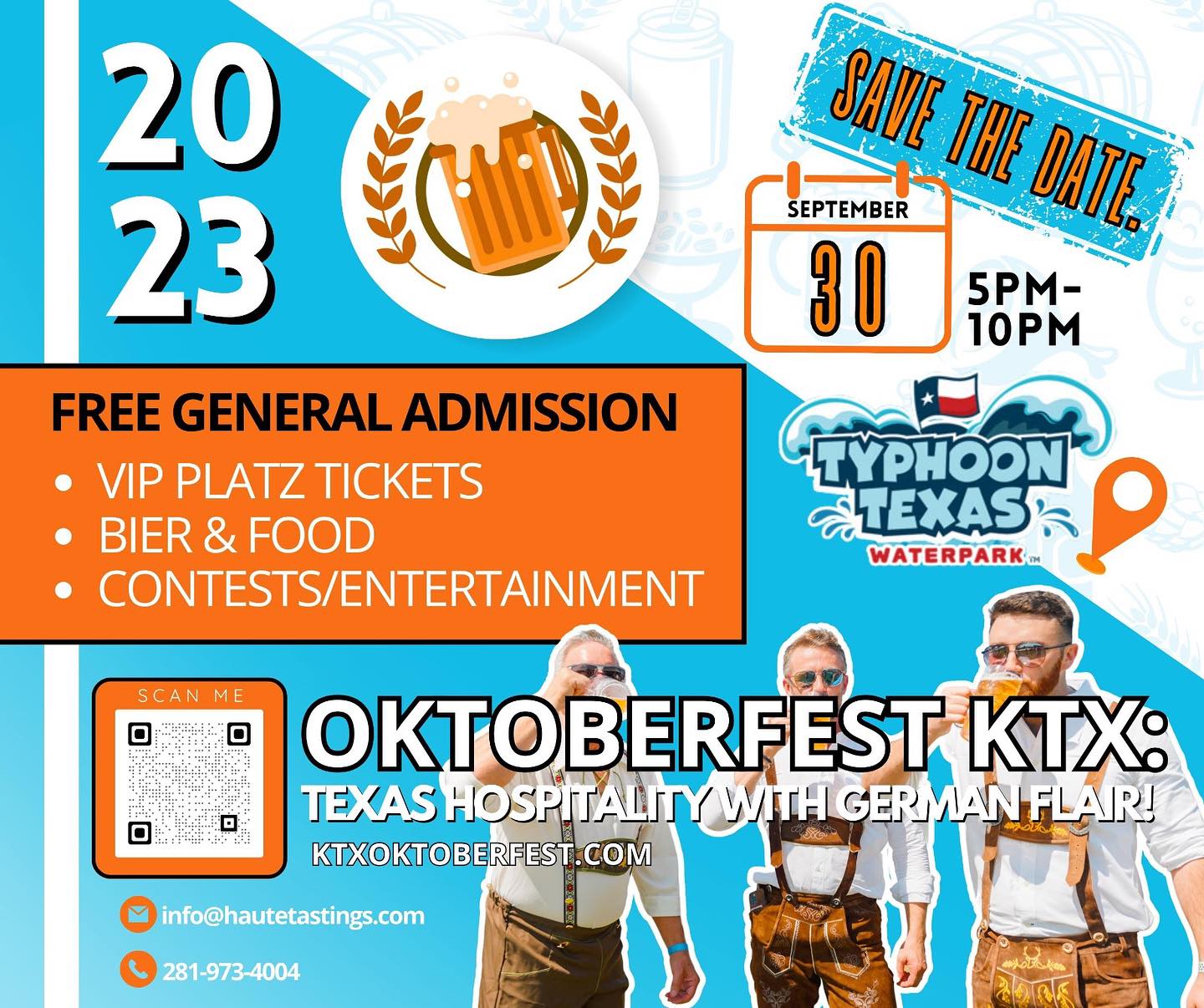 “Oktoberfest KTX 2nd Annual Festival September 30, 2023 Typhoon Texas” The Katy News