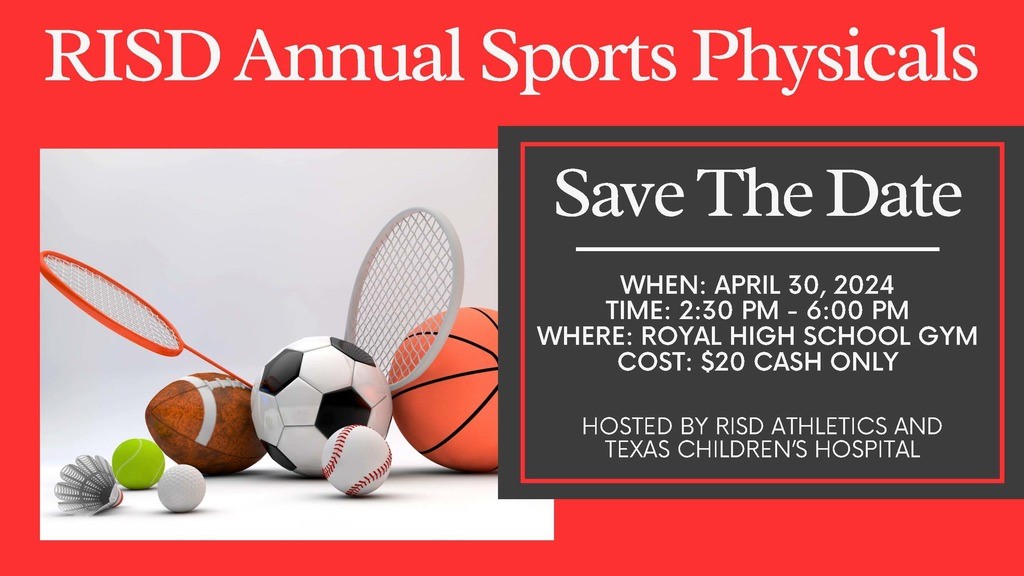 RISD Sports Physicals April 30th The Katy News