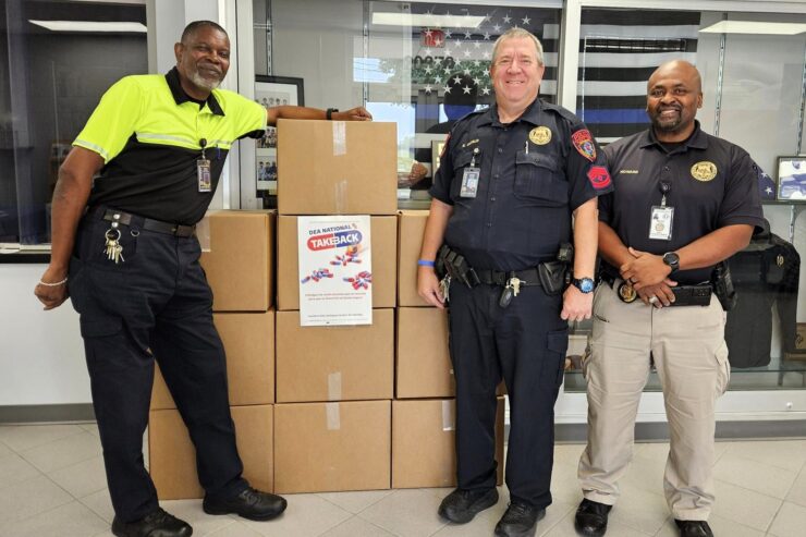 Katy ISD Collects 11 Boxes of Prescription  Medication on DEA Take Back Day