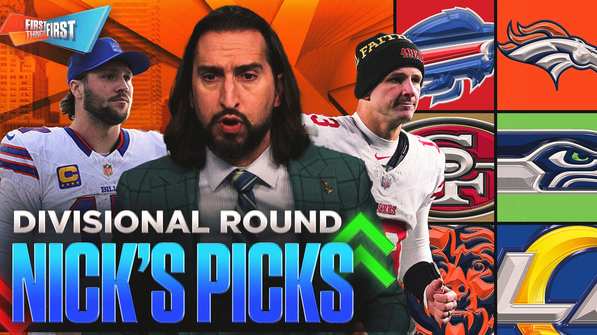 Can Nick Wright go 4-0 in his Divisional Round picks with a Patriots ...