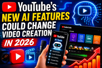 YouTube Expands AI Tools in 2026, Giving Creators New Ways to Produce ...