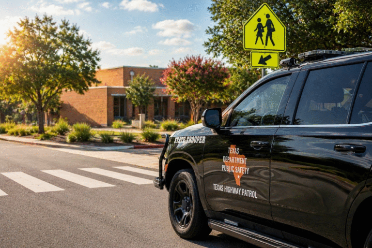 Texas trooper vehicle