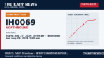 Katy traffic alert for IH0069