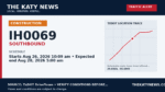 Katy traffic alert for IH0069