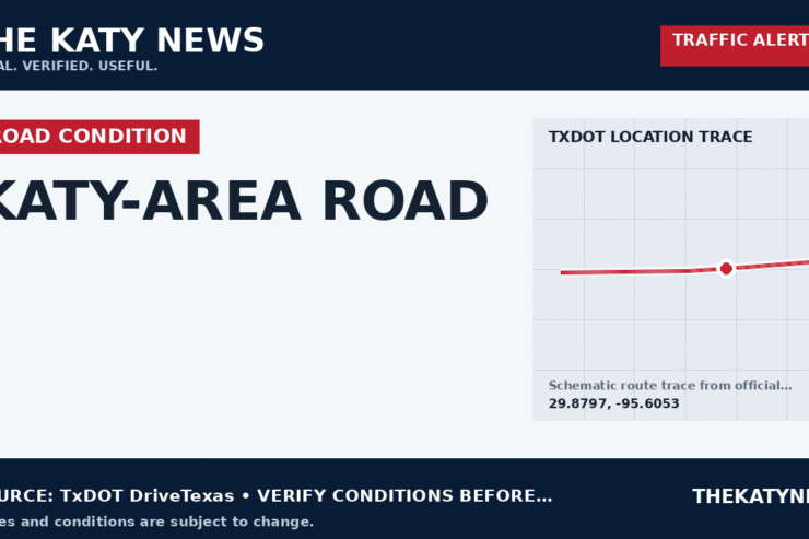 Katy traffic alert for KATY-AREA ROAD