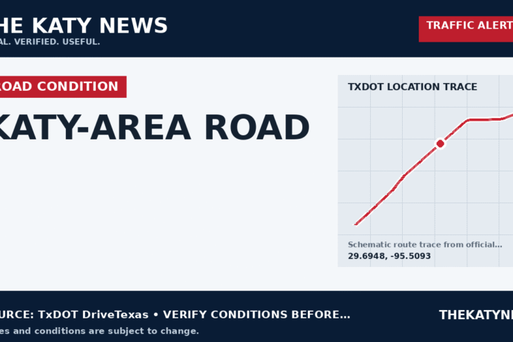 Katy traffic alert for KATY-AREA ROAD