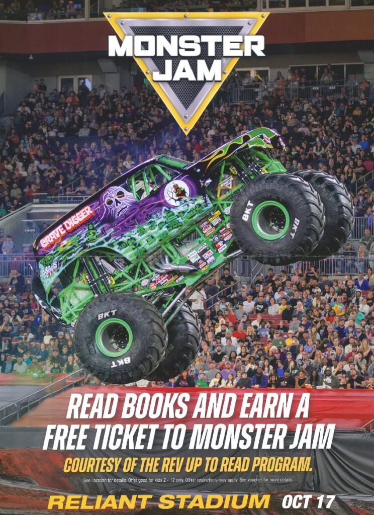 green and purple Monster Truck