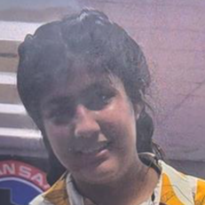 Official missing-person alert photograph of Mila Castanon