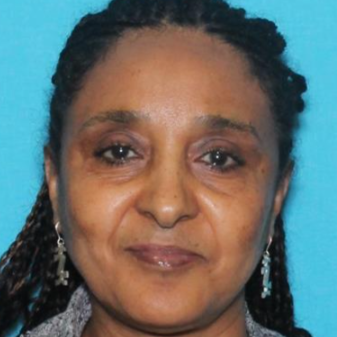 Official missing-person alert photograph of Azeb Belay
